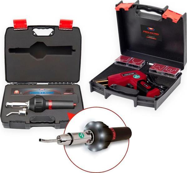 Prolektro 9000 Işıklı Plastik Kaynak Makinesi + Zımba Makine Seti - Image 1