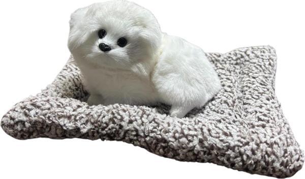 Minderde uzanan peluş köpek - Image 1