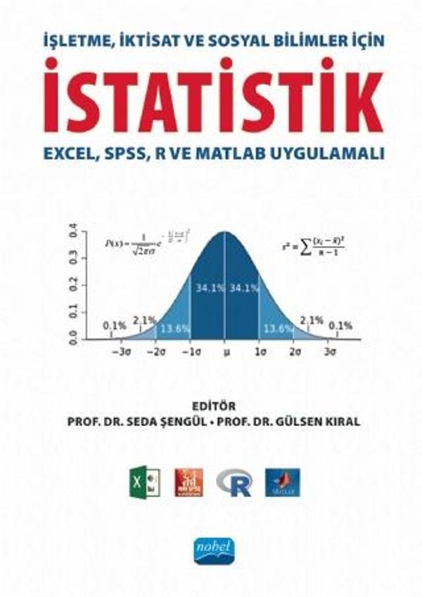 İşletme, İktisat ve Sosyal Bilimler İçin İstatistik (Excel, SPSS, R ve Matlab Uygulamalı) - Nobel Akademik Yayıncılık - Image 1