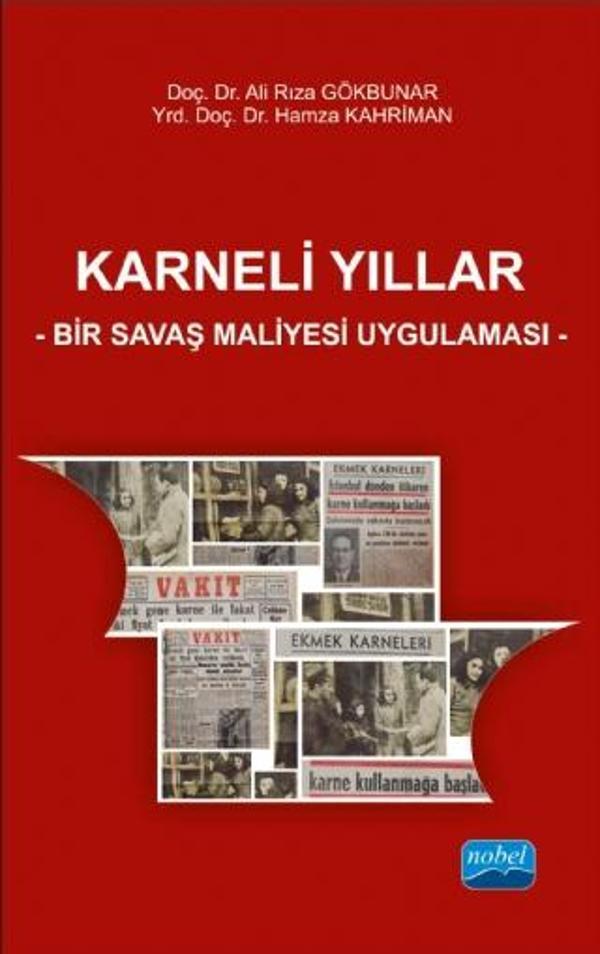 KARNELİ YILLAR - Bir Savaş Maliyesi Uygulaması - Nobel Akademik Yayıncılık - Image 1