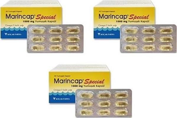Marincap Special Omega-3 1000mg Balık Yağı 45 Softjel | 3 Adet - Image 1