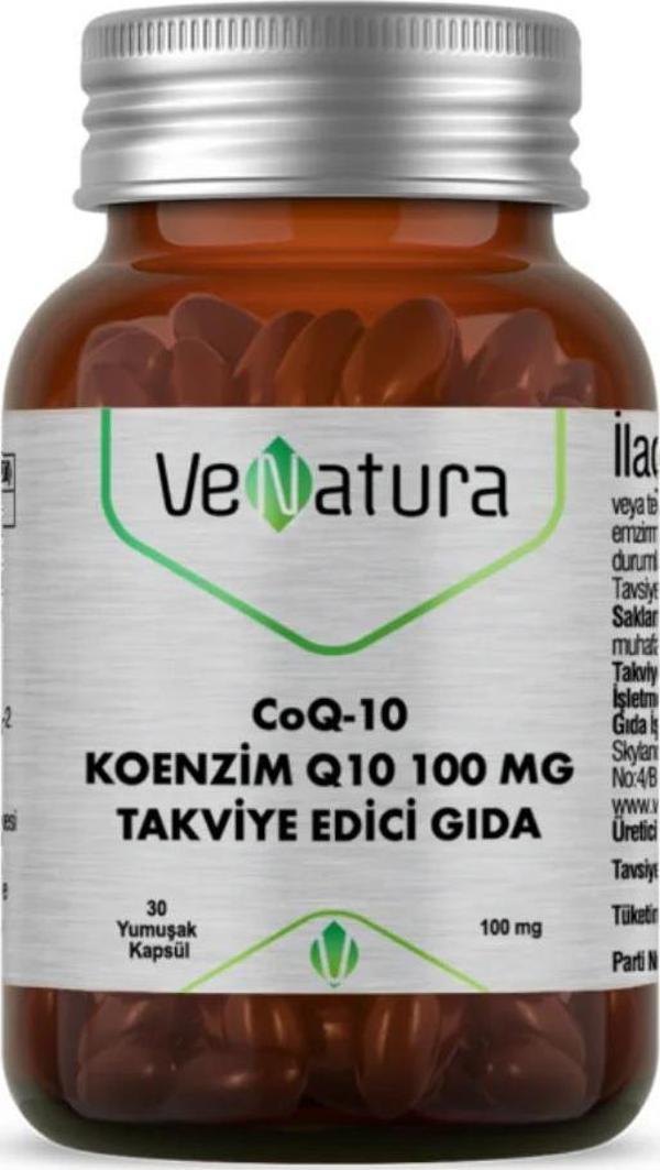 Venatura CoQ-10 Koenzim Q10 100mg 30 Kapsül - Image 1