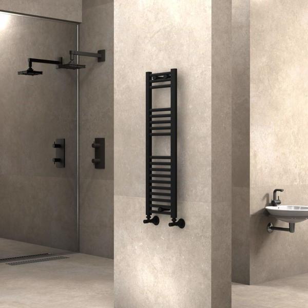 Radiva Haiti Havlupan 300x1000 Düz Mat Siyah - Image 1