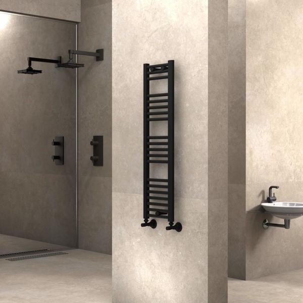 Radiva Haiti Havlupan 300x1100 Düz Mat Siyah - Image 1