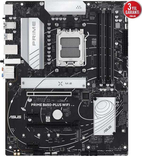 ASUS PRIME B650-PLUS WIFI DDR5 AM5 DP HDMI ATX ANAKART - Image 1