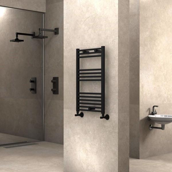 Radiva Haiti Havlupan 500x800 Düz Mat Siyah - Image 1