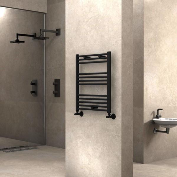 Radiva Haiti Havlupan 600x700 Düz Mat Siyah - Image 1