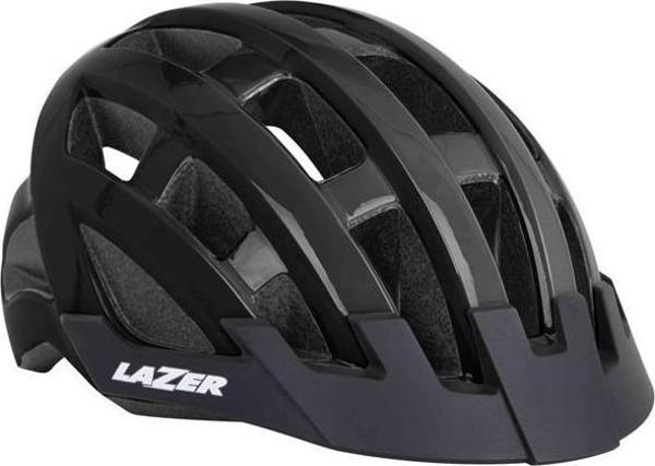 Lazer Compact Yol Kaskı Siyah (54/61cm) - Image 1