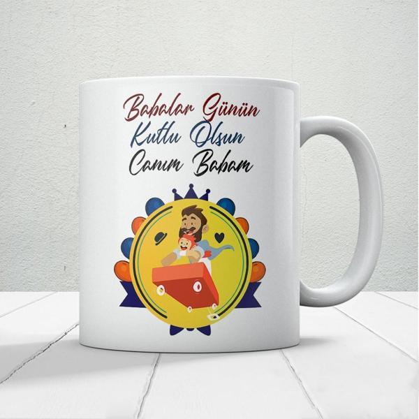 Canım Babam Baskılı Babalar Günü Kupa Bardak Kahve Kupa Bardak-10 - Image 1