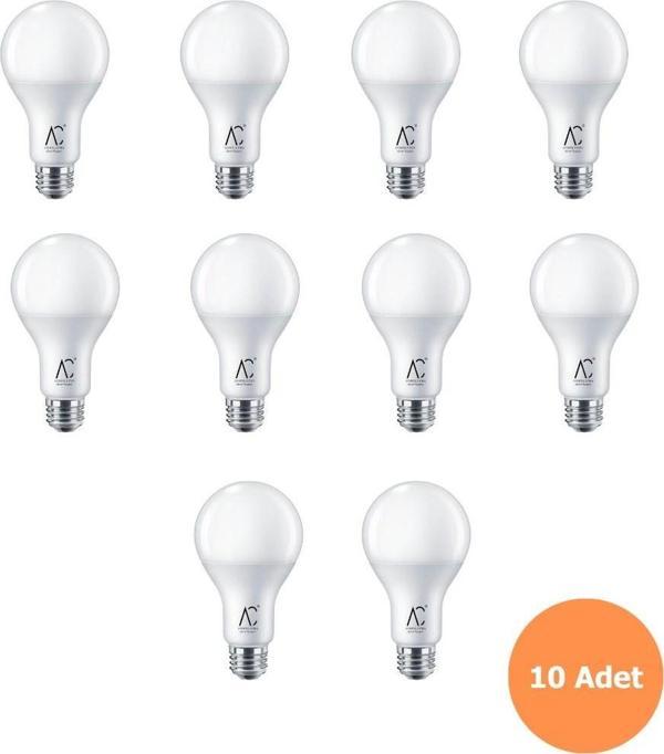 12W Bulb Led Ampul 3200K Sarı Işık 10 Adet - Image 1