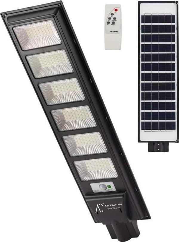 300W Solar Sokak Aydınlatması 6500K (Beyaz Işık) - Image 1
