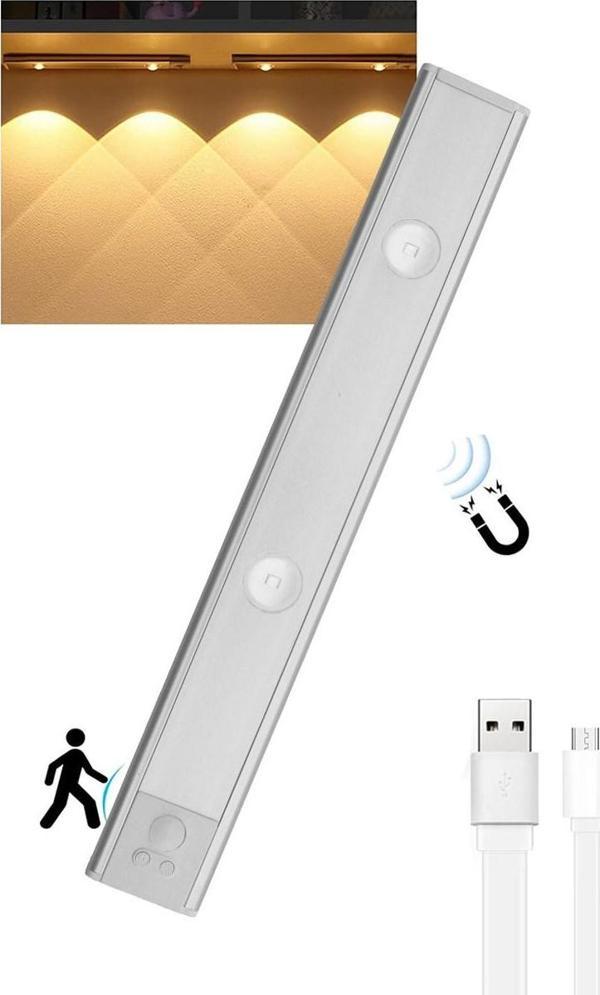 Gri Sensörlü, Mıknatıslı -3 Işık Renkli / USB Şarjlı Armatür - Image 1