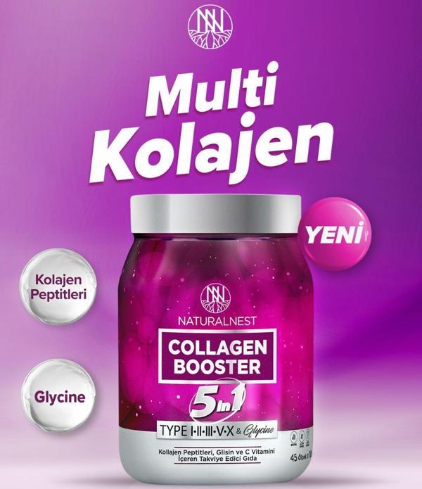 NaturalNest Collagen Booster 5 in 1 Kollajen  450 gr - Image 1