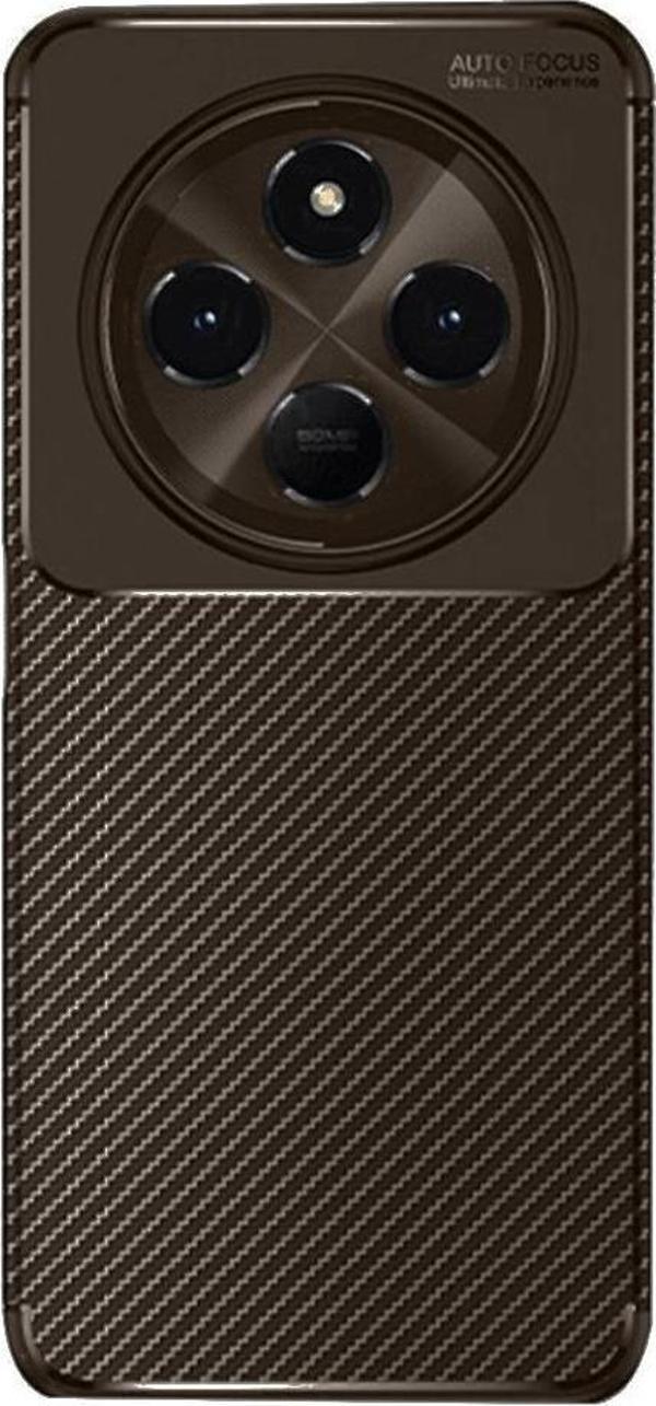 Tecno Spark 30 Kılıf Focus Carbon Silikon Kapak - Image 1