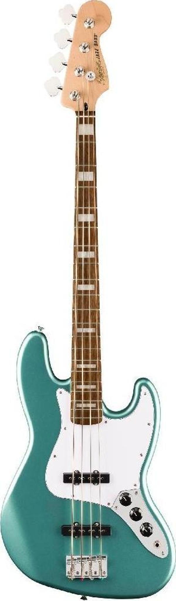 Squier Affinity Active Jazz Bass Laurel Klavye WPG Mystic Sea Foam Green Bas Gitar - Image 1