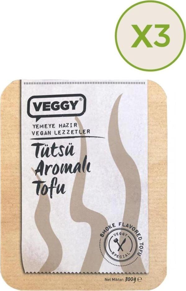 Veggy Tütsü Aromalı Tofu 300 Gr X 3 - Image 1