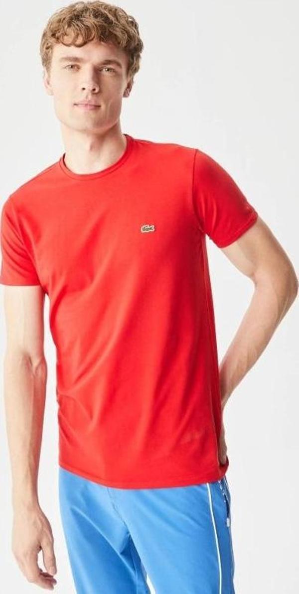 Lacoste Erkek Bisiklet Yaka Pamuk  Erkek T-Shirt - Image 1