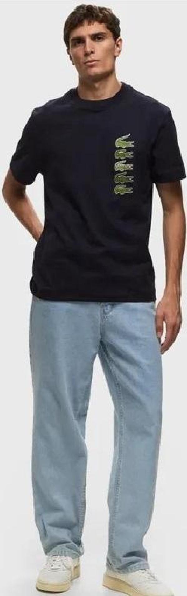 Lacoste Bisiklet Yaka T-Shirt - Image 1