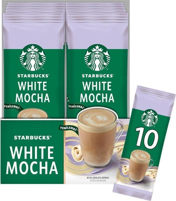 Starbucks White Mocha Premium Kahve Karışımı 24 Gr X 10 Paket - Image 1