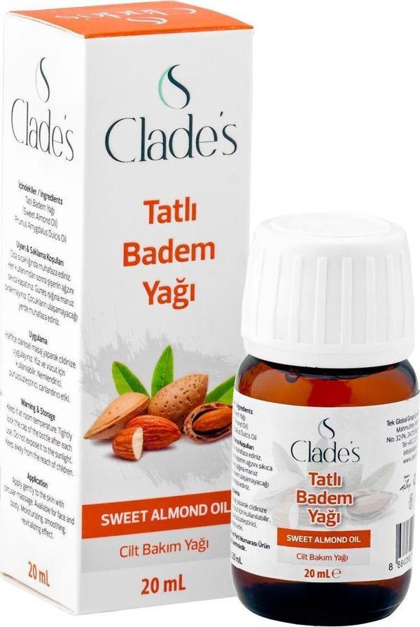 Tatlı Badem Yağı 20 ml - Cilt Bakım Yağı Sweet Almond Oil - Image 1
