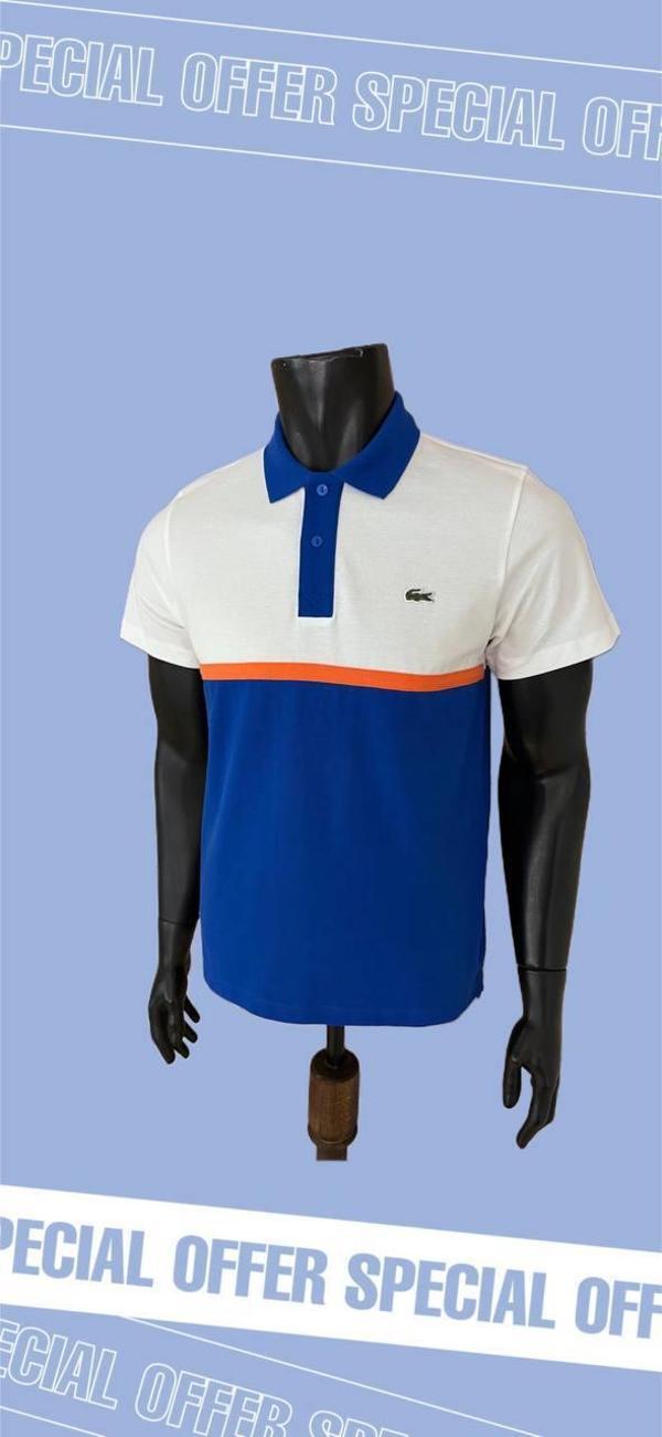 Lacoste Erkek Bloklu T-Shirt - Image 1