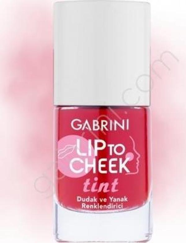 Gabrini Lip To Cheek Tint Rose Pink Dudak ve Yanak Renklendirici Yağ - Image 1