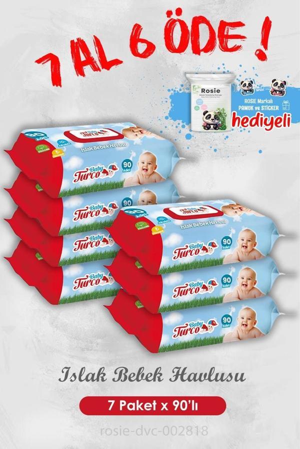 Islak Bebek Havlusu 90'lı 7 Al 6 Öde ve Rosie - Image 1