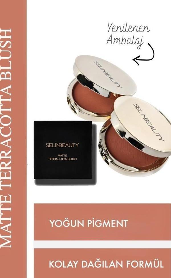 Selin Beauty Matte Terracota Blush - Image 1