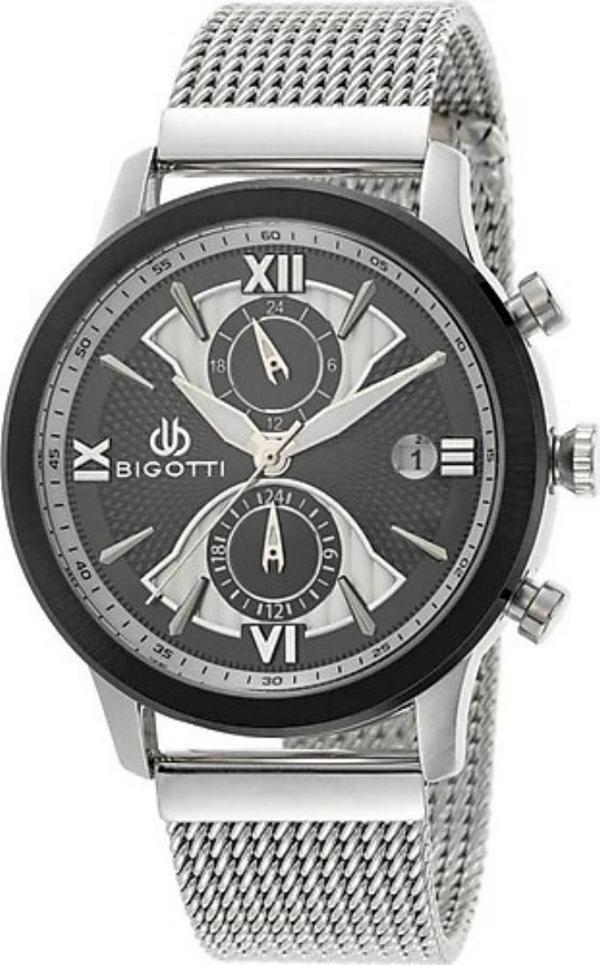 Bigotti BG.1.10091.1 Hasır Çelik Erkek Kol Saati - Image 1