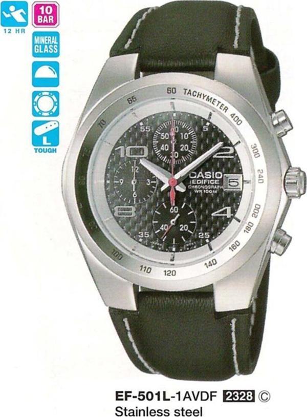 Casio Edifice EF-501L-1AVDF Erkek Kol Saati - Image 1