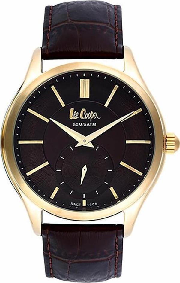 Lee Cooper LC-62G-J Klasik Deri Erkek Kol Saati - Image 1