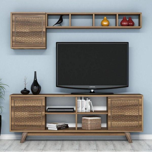 Variant Mobilya Ayla Tv Ünitesi - Ceviz-Ceviz - Image 1