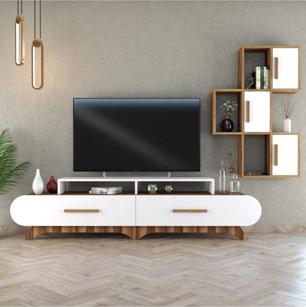 Variant Mobilya Flora Duvar Raflı Tv Ünitesi - Image 1