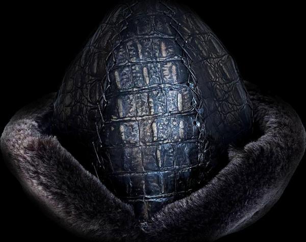 Shark Anatolia Ertuğrul Gazi Hakiki Deri Börk Şapka Krokodil - Image 1