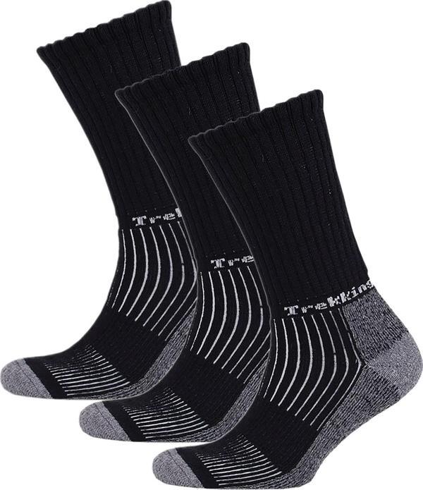 Thermoform Trekking Yürüyüş Kampçı Avcı Çorap Siyah 3'lü Paket - Image 1