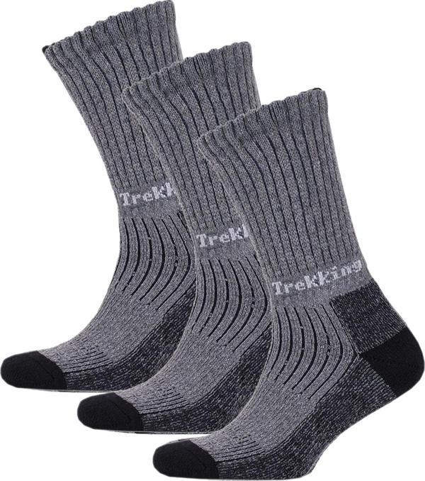 Thermoform Trekking Yürüyüş Kampçı Avcı Çorap Antrasit 3'lü Paket - Image 1