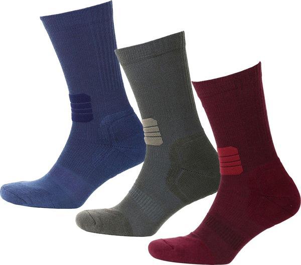 Thermoform Active Çorap Unisex 3'lü Paket Bordo-Haki-Lacivert - Image 1