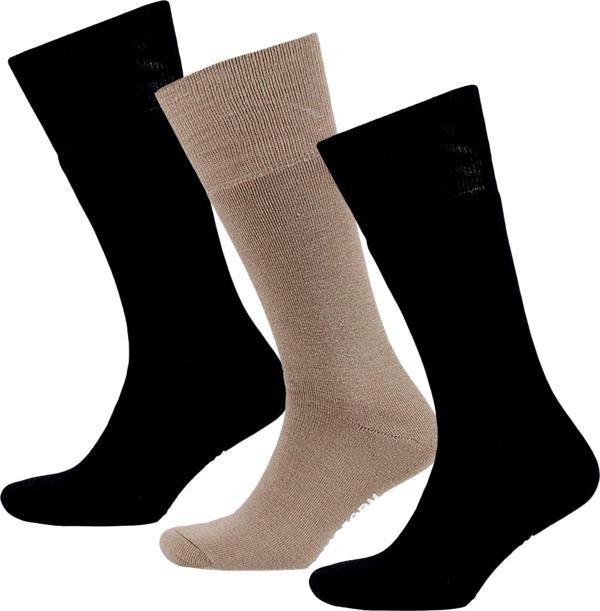 Thermoform Akrilik Asker Çorap 3'lü Paket Siyah-Kum - Image 1