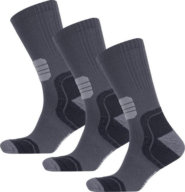 Thermoform Running Çorap Unisex 3'lü Paket Antrasit - Image 1