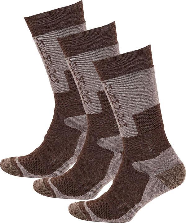 Thermoform Outdoor Çorap Kahverengi 3'lü Paket - Image 1