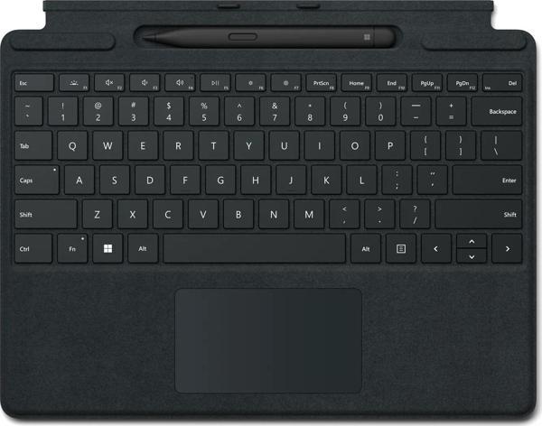 Microsoft Surface Pro Copilot+ PC (11.Sürüm), Pro 10, 9, 8, X Uyumlu Q US İngilizce Klavye ile Slim Pen 2 – 8X6-00182 - Image 1
