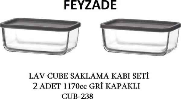 Lav Kahvaltılık Saklama Kabı Seti 2 Adet 1170Cc (Cub-238) - Image 1