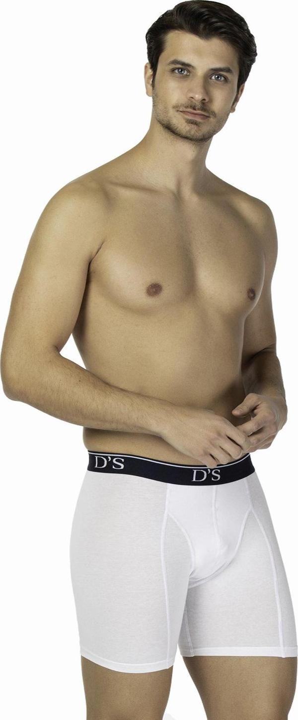 D'S DAMAT Comfort Boxer Uzun Beyaz - Image 1