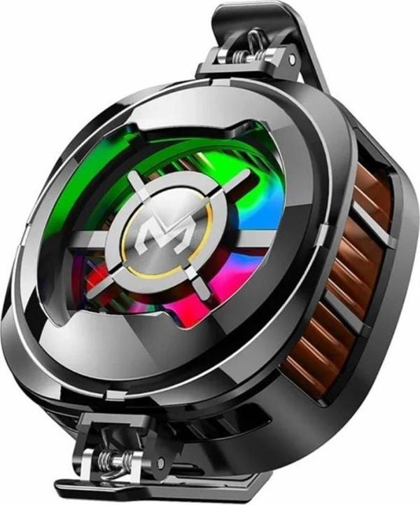 Coofbe Göstergeli RGB Işıklı15W Magsfe Uyumlu Kablolu Soğutma Levhalı Ultra Telefon Soğutucu Radyatör 3 Modlu - Image 1