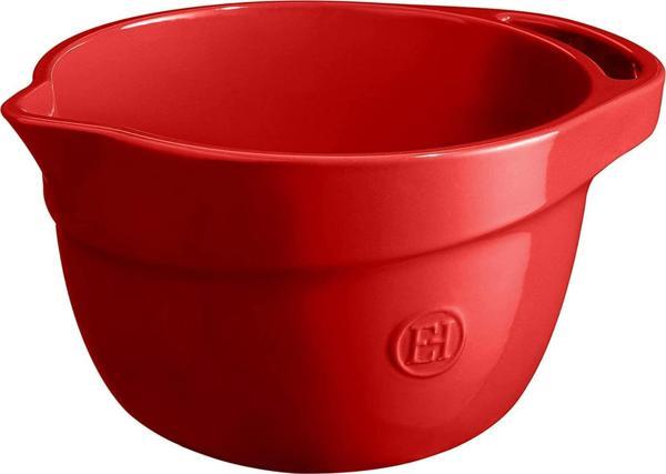 Emile Henry Karıştırma Kabı Yuvvarlak 3,5 Lt Kırmızı / Burgundy 346563   - Image 1