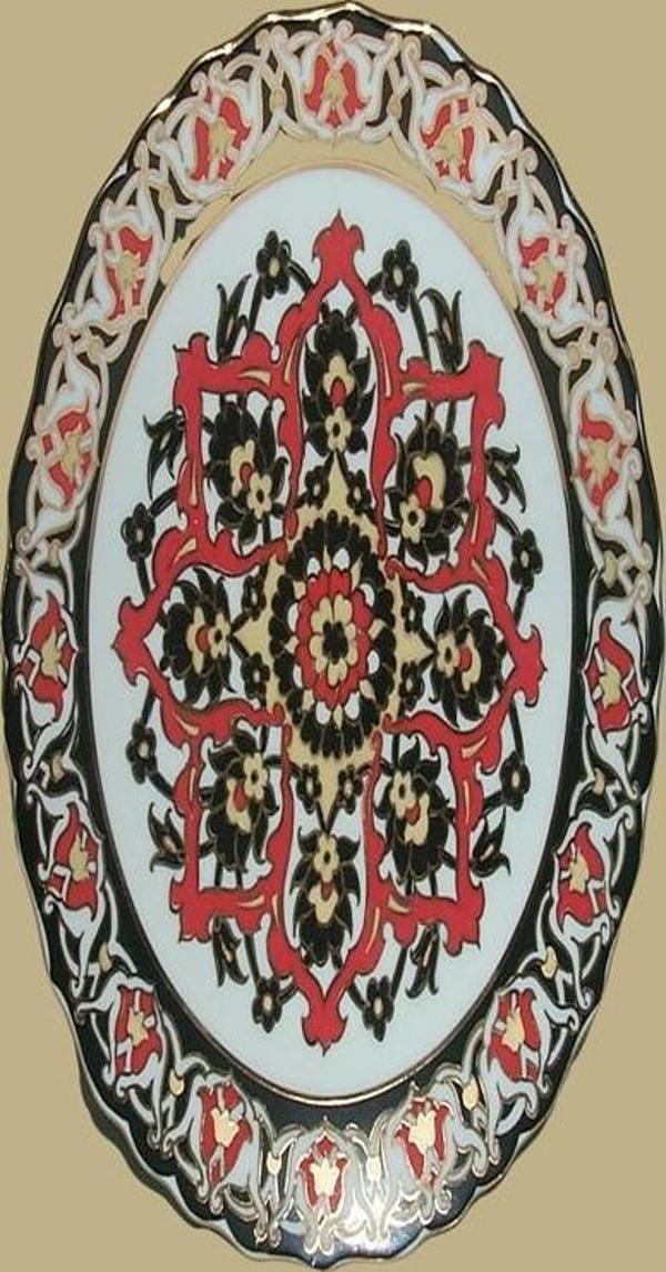 GÜRAL PORSELEN 17 CM DUVAR TABAĞI   - Image 1