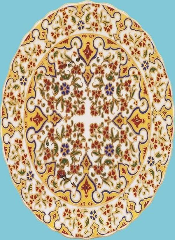 GÜRAL PORSELEN 20 CM DUVAR TABAĞI   - Image 1