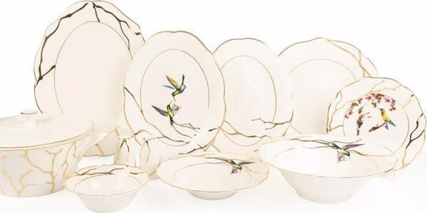 Mikasa Moor Harmony Altın Yaldızlı 74 Parça 12 Kişilik Yemek Takımı   - Image 1