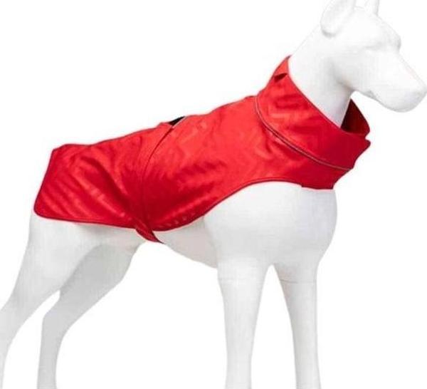 Lindo Dogs Softshell Red Stripe Köpek Yağmurluğu Kırmızı Beden 3 - Image 1