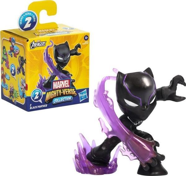 Avengers Mighty Verse Aksiyon Figürleri Black Panther G0069-G0094 - Image 1